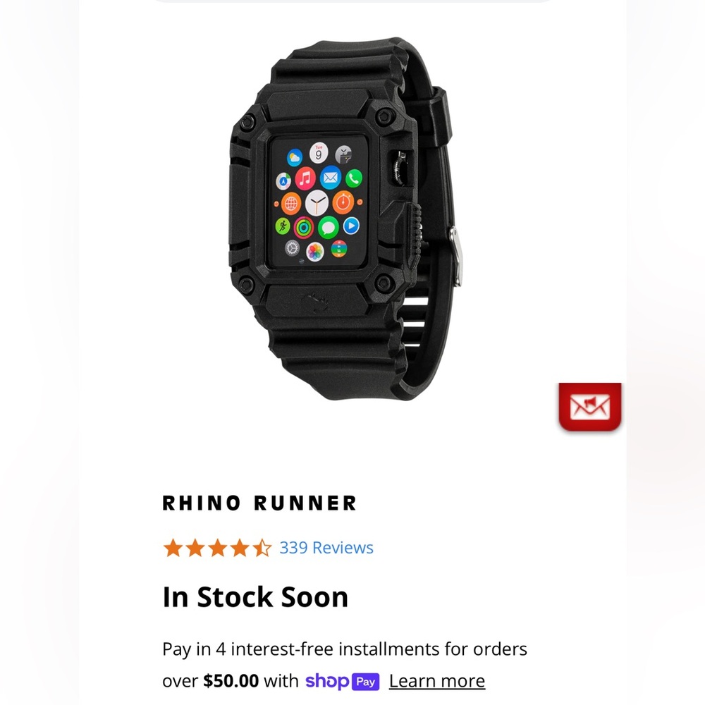 New Rhino brand watch band for 40mm watch